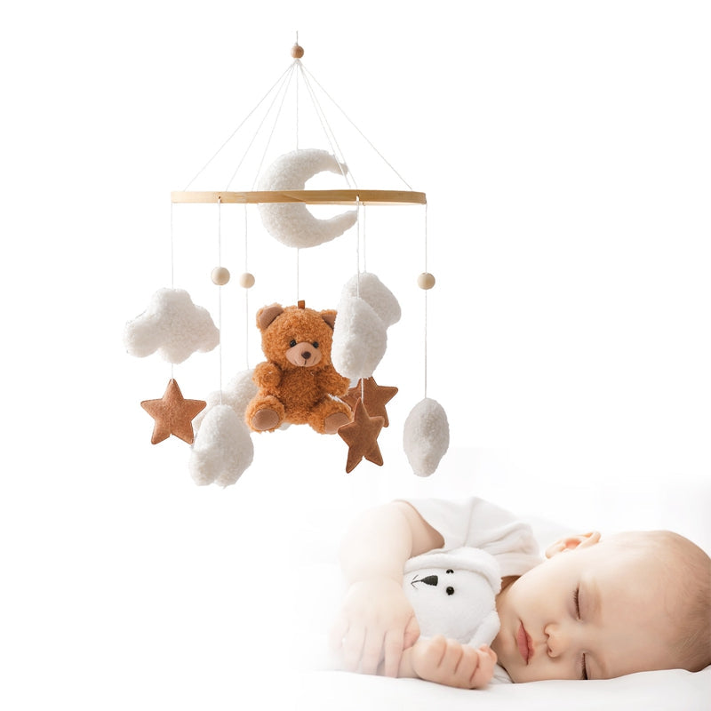 Babymobiel – Zachte Beer, 100% Katoen – Ideaal voor Wieg en Box