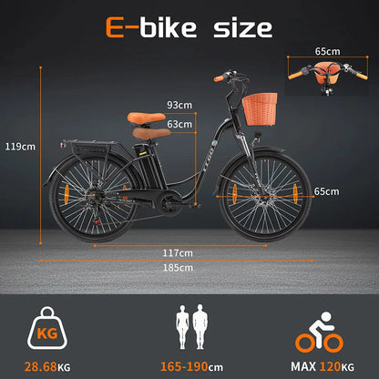 TTGO YY-26ST Elektrische Fiets – Betrouwbare Kracht en Comfort voor Elke Dag