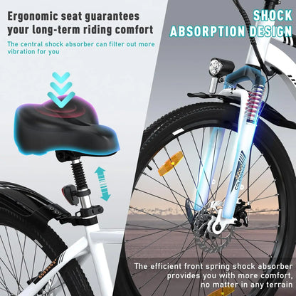 COLORWAY BK15 Elektrische Mountainbike – Avontuur en Comfort in Eén