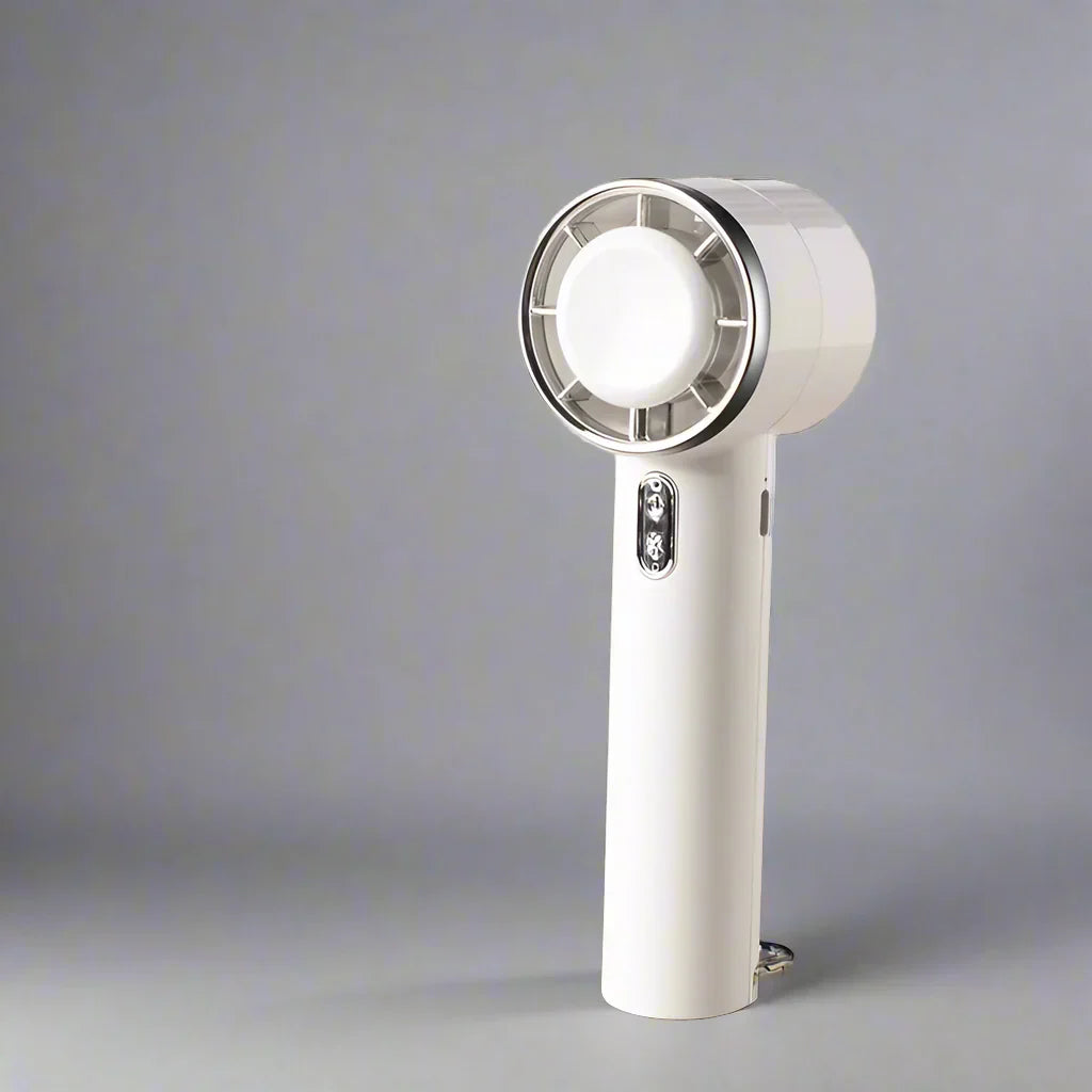 Skye Mini Ventilator met Koelplaat – Draagbare Ventilator met 100 Snelheden en Verstelbare Bries