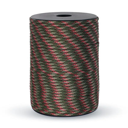 100m Norvo Survival Paracord – 9-Kern Militaire 550 Paracord Touw voor Outdoor & Handwerk