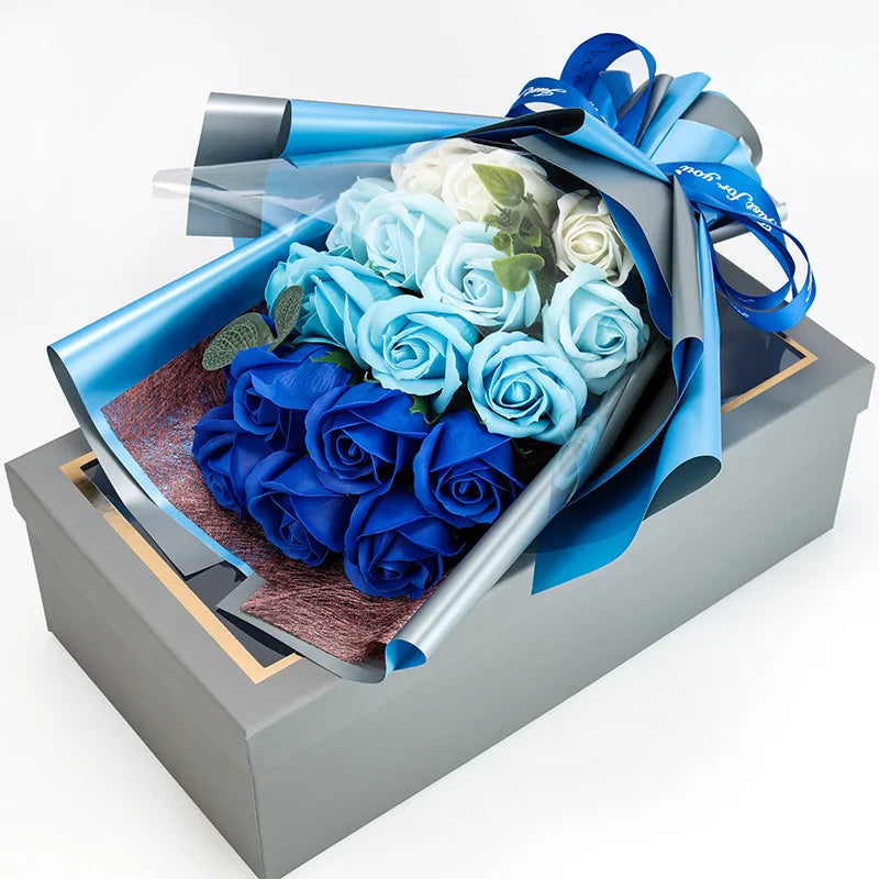 RoosLief zeepbloemen – Duurzaam romantisch boeket met geur en elegantie
