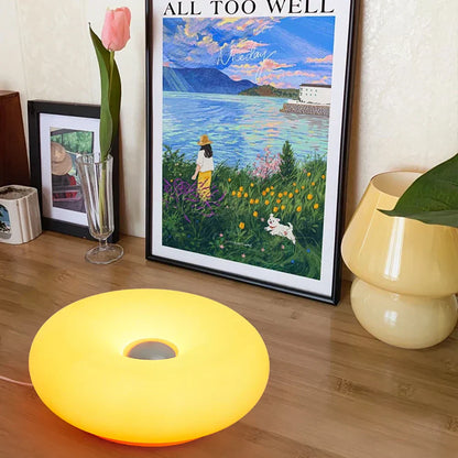 Kleurrijke Touch Tafellamp met USB – RGB Verlichting & Dimbare Helderheid