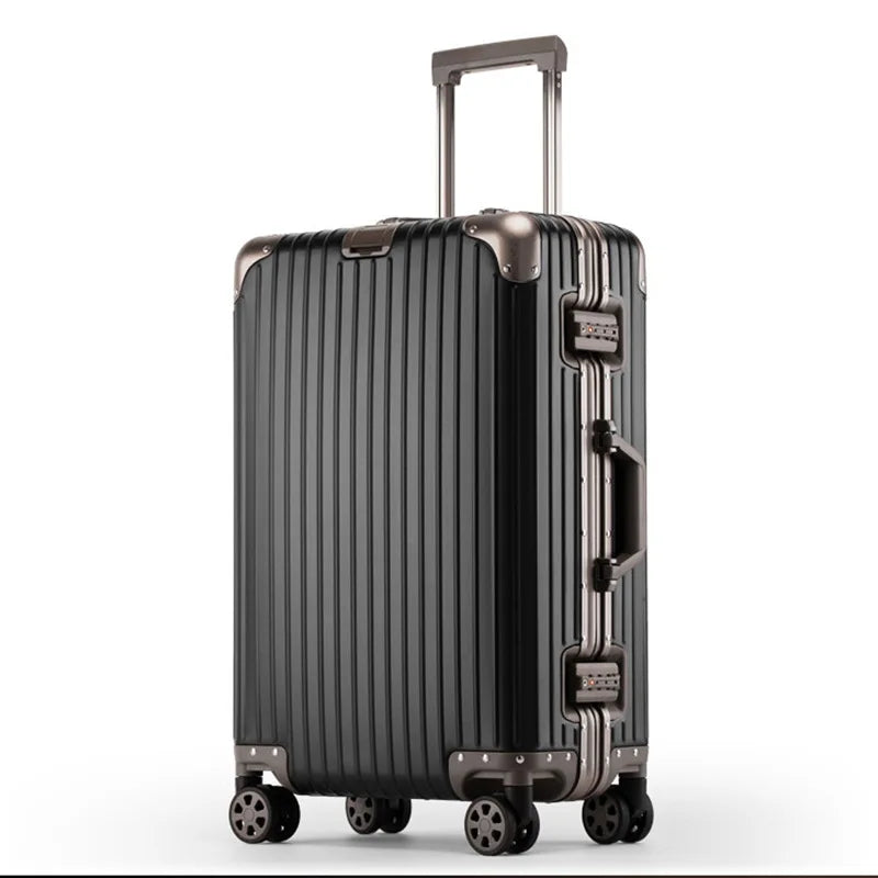 Tirana Aluminium Koffer – Luxe Reiskoffer van Aluminium-Magnesium
