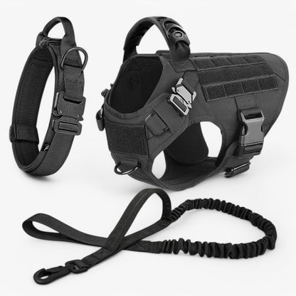 KrachtGrip Hondentuig – Verstelbaar Tactisch Harnas voor Training & Wandelingen