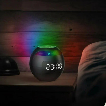 LichtBal Sfeerwekker – Bluetooth Wekker met Nachtlamp en LED Lichtshow