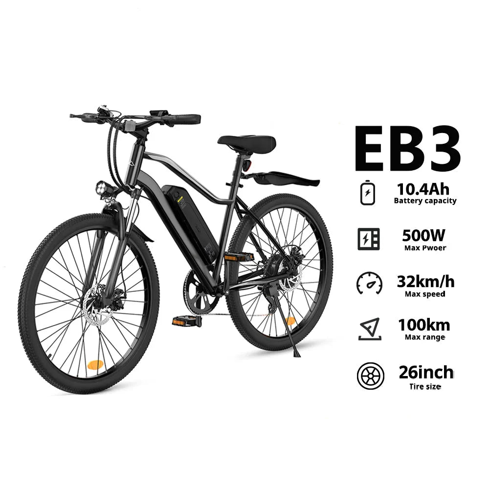 EB3 Elektrische Fiets – Jouw Ideale Rit voor Elke Bestemming