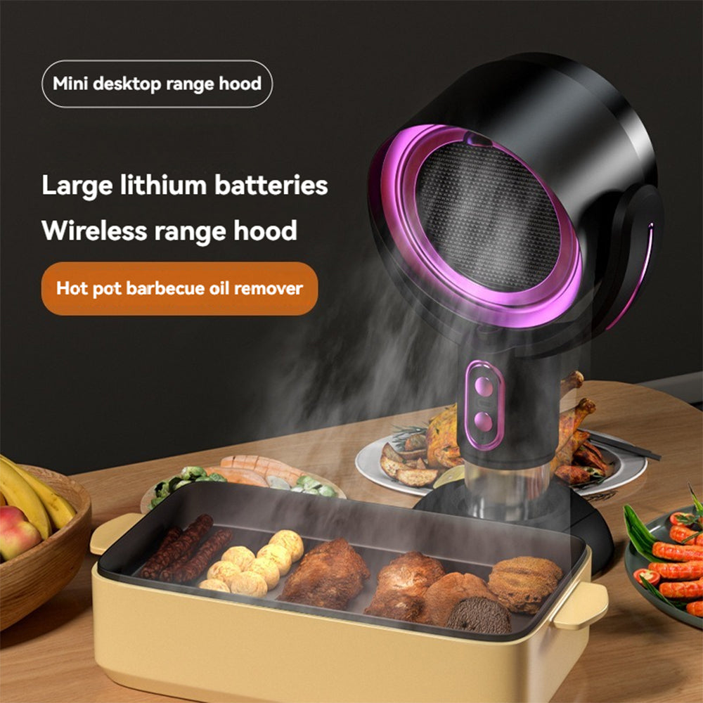 SmokeAway Venti – Draagbare Luchtzuiveraar Ventilator met Ionentechnologie en USB Oplader