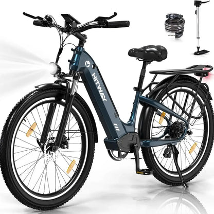 HITWAY BK16 Elektrische Stadsfiets – Comfort, Kracht en Betrouwbaarheid voor Elke Dag
