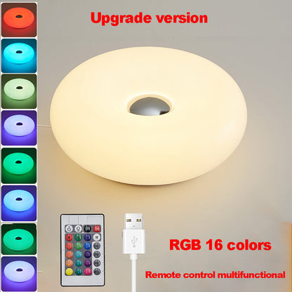 Kleurrijke Touch Tafellamp met USB – RGB Verlichting & Dimbare Helderheid