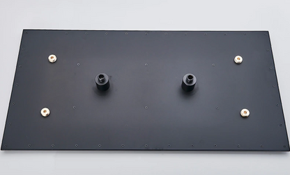 VoordeelPaleis® SmartPulse Plafond Regendouche Plateau Alicante LED 40x80 cm mat zwart