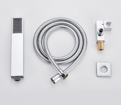 SaniSupreme® SmartPulse Wand Thermostatische Doucheset Alicante 3 weg 25 cm regendouche vierkant chroom glans