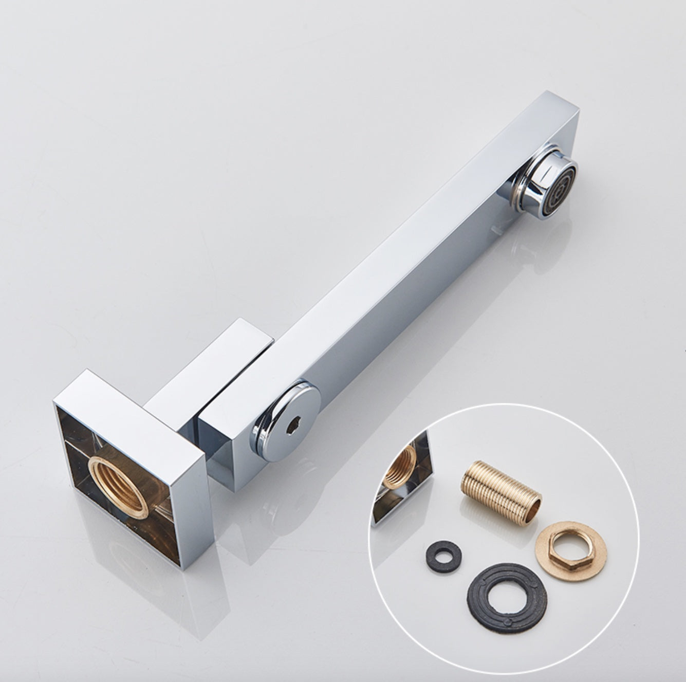VoordeelPaleis® SmartPulse Plafond Thermostatische Doucheset Alicante 3 weg Inbouw Plafond LED regendouche La Paz Glans Chroom