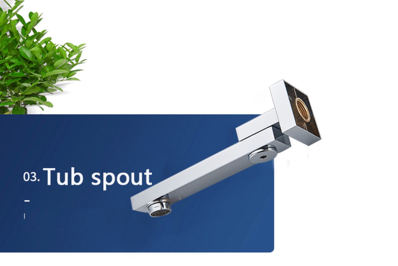 VoordeelPaleis® SmartPulse Plafond Thermostatische Doucheset Alicante 3 weg Inbouw Plafond LED regendouche La Paz Glans Chroom