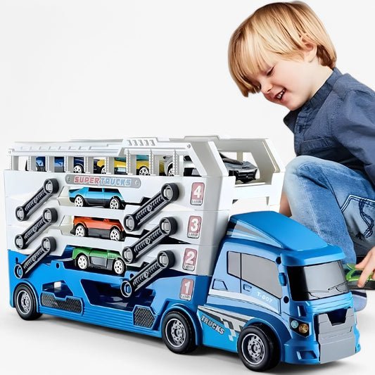 Interactieve Auto met Racebaan en 6 Extra Raceauto's – Geschikt voor Kinderen vanaf 3 Jaar