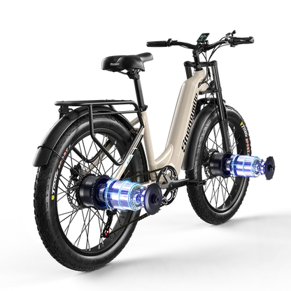 Shengmilo S700 Elektrische Fiets – 2000W | 48V 17.5Ah Samsung Accu | 26x3.0 Inch Fatbike