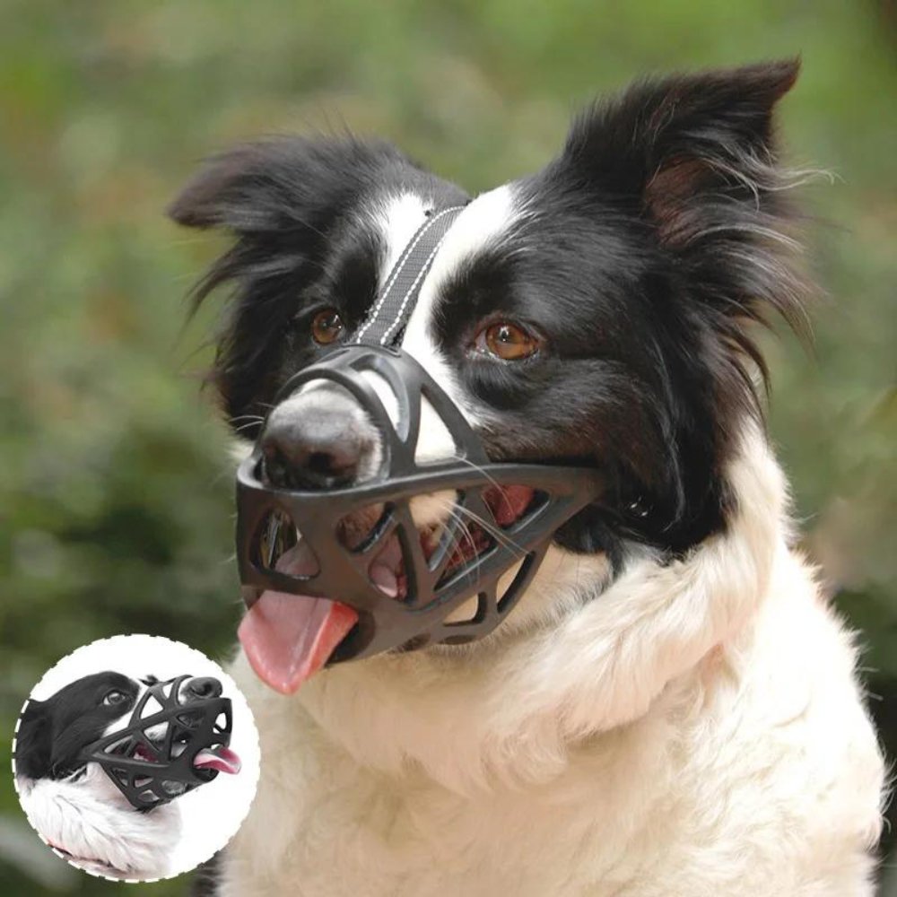 SafeBark Hondenmuilkorf – Effectieve Anti-Bijt en Anti-Blaf Oplossing, Ademend en Comfortabel