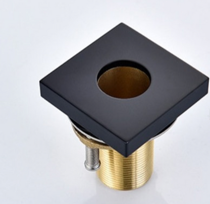 VoordeelPaleis® Badkraan San Marino bad inbouw - opbouw mengkraan model met handdouche mat zwart