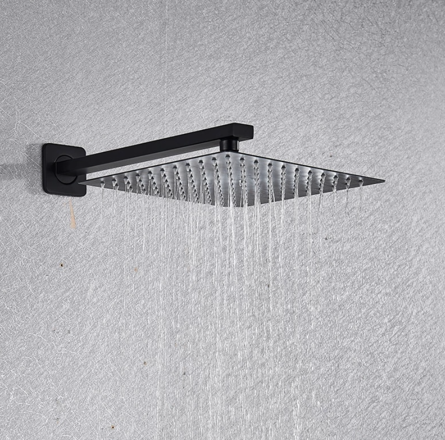 VoordeelPaleis® Promobundel Inbouw Doucheset Manhattan Premium de Luxe LCD 10 inch regendouche vierkant 3-weg zwart
