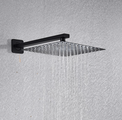 VoordeelPaleis® Promobundel Inbouw Doucheset Manhattan Premium de Luxe LCD 10 inch regendouche vierkant 3-weg zwart