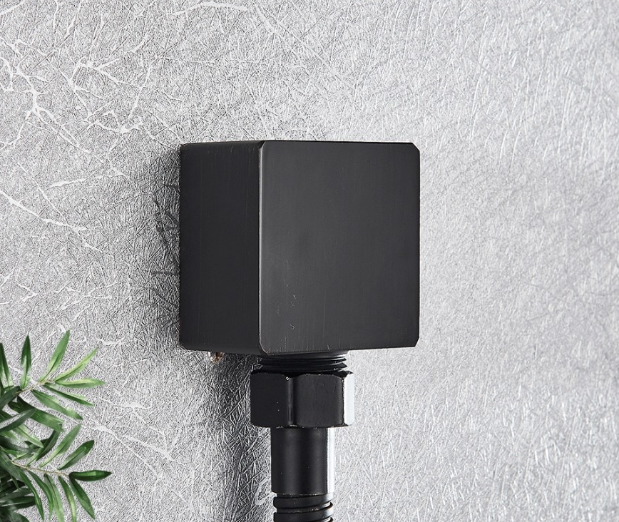 VoordeelPaleis® Promobundel Inbouw Doucheset Manhattan Premium de Luxe LCD 10 inch regendouche vierkant 3-weg zwart
