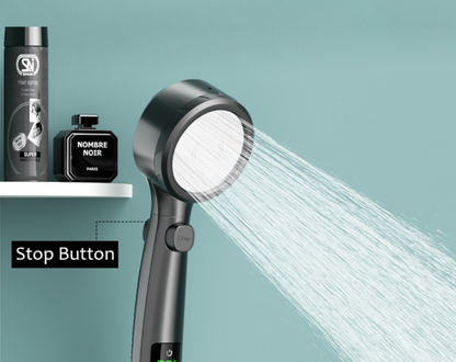 SaniSupreme Bologna waterbesparende Handdouche met Led display en 4 functies chroom