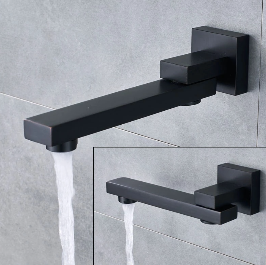 VoordeelPaleis® Doucheset Manhattan 10 inch regendouche vierkant 3-weg zwart inbouw