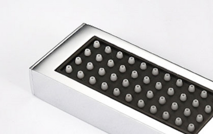 VoordeelPaleis® Doucheset Lugano Premium handdouche mengkraan regendouche vierkant 25 cm. Chroom inbouw 2 weg
