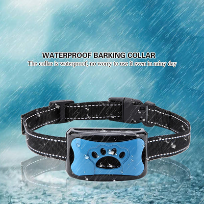 Pijnloze Anti-Blaf Halsband – Trillingen & Ultrasoon voor Honden