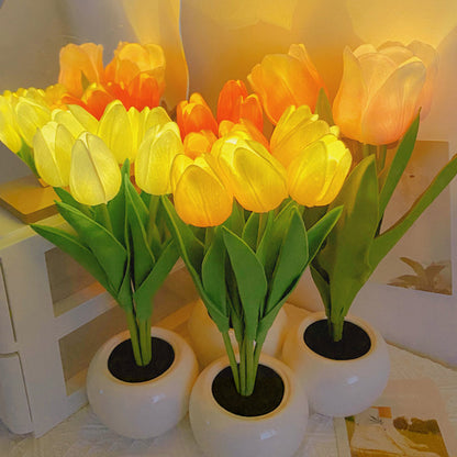 BloomLight LED Tulpen Nachtlamp – Sfeervolle Verlichting met Natuurlijke Look