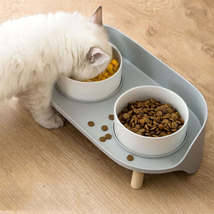 Scandinavische Stijl Dubbele Voerbak Voor Je Hond of Kat