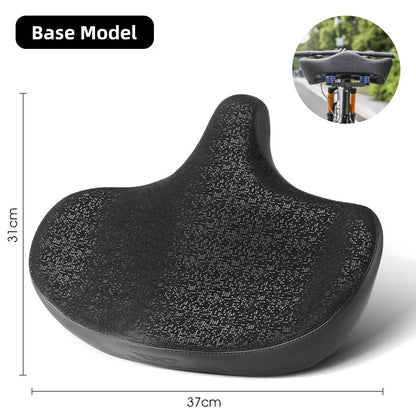 Brede Ergonomische Fietszadel – Comfortabel Zadel met Schokdemping voor Stads- en Mountainbikes