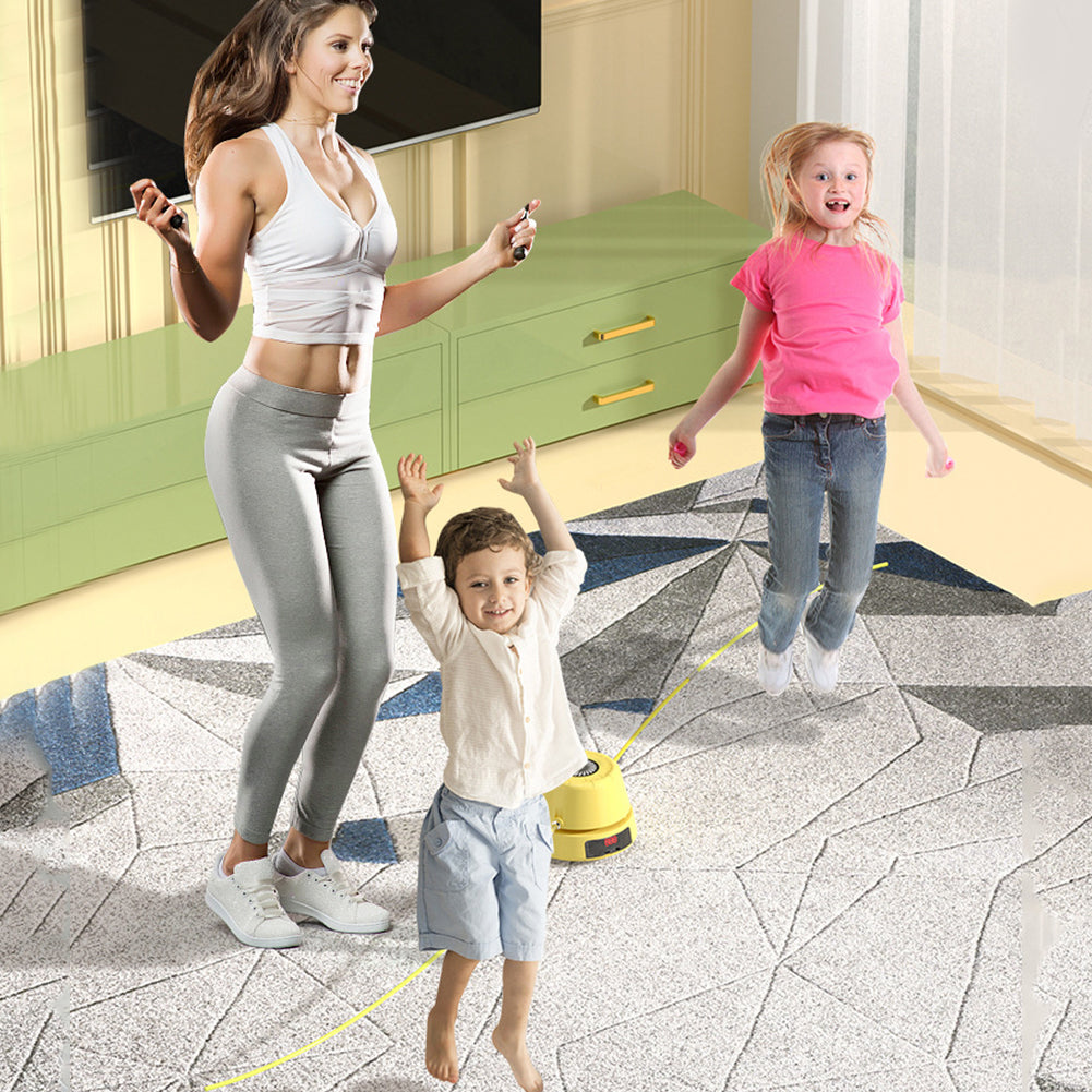 Slimme Elektronische Springtouwmachine – Interactief Cardio Fitnessapparaat voor Gezin en Kinderen