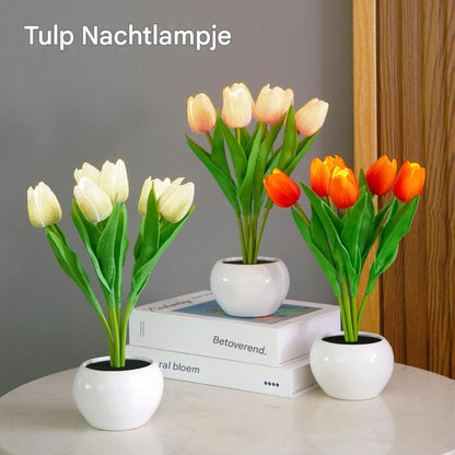 BloomLight LED Tulpen Nachtlamp – Sfeervolle Verlichting met Natuurlijke Look