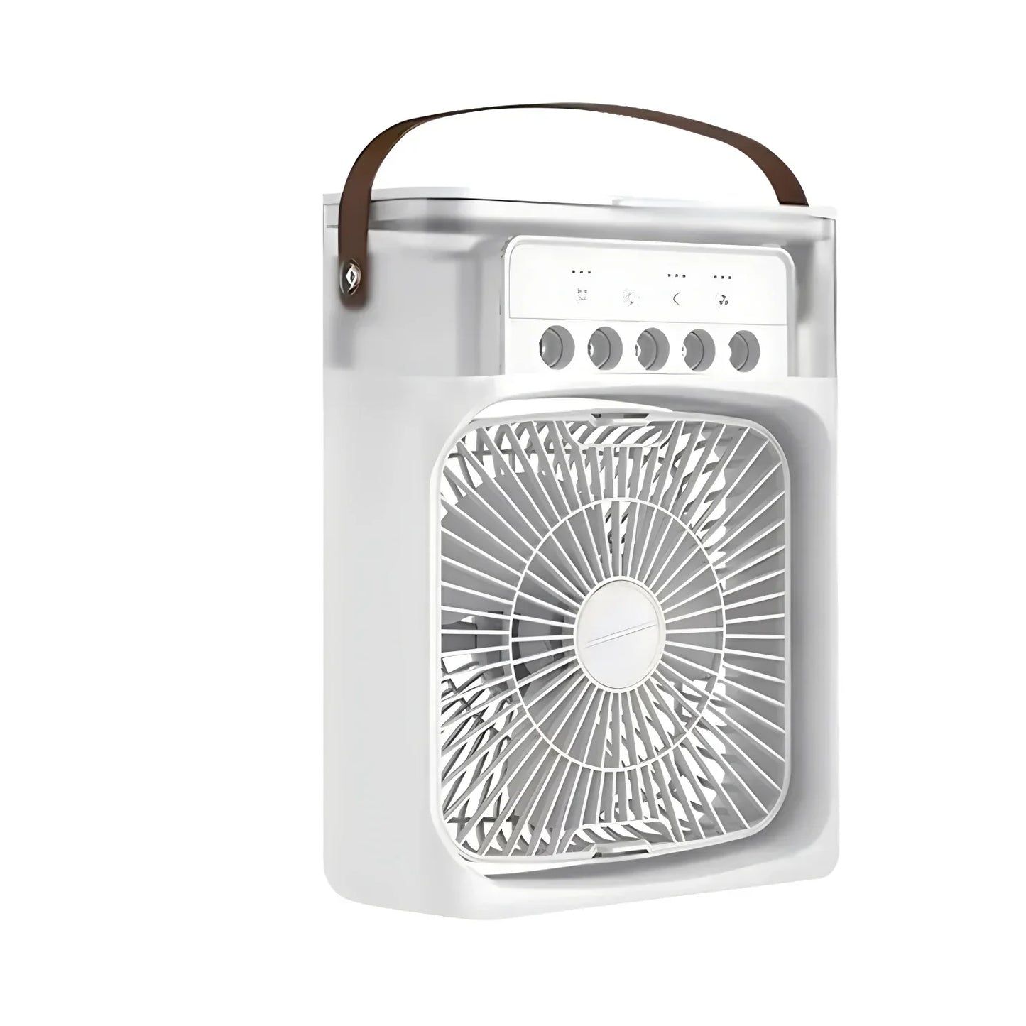Koelora mobiele aircooler – 3-in-1 ventilator, luchtkoeler en bevochtiger met LED-licht