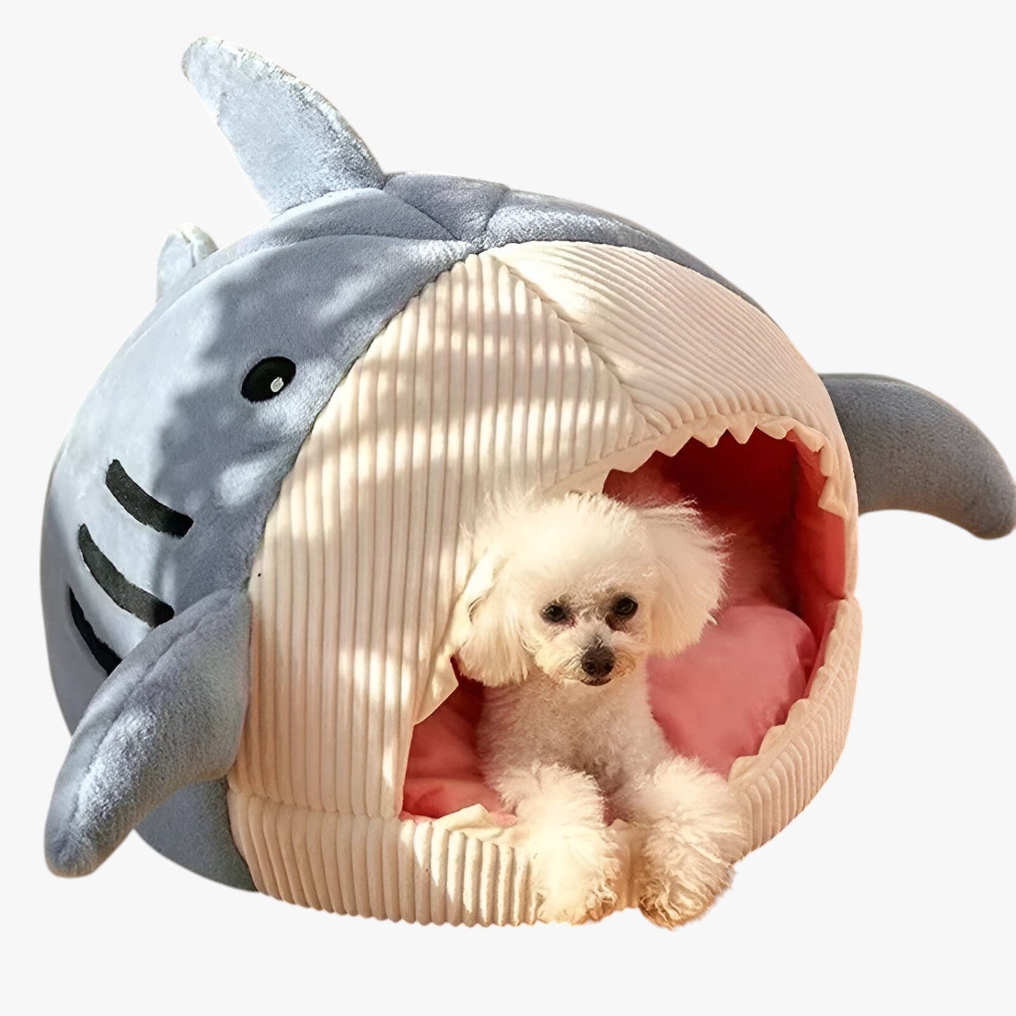 SoftBloom Haai Kattenbed – Gezellige Schuilplaats voor Binnen