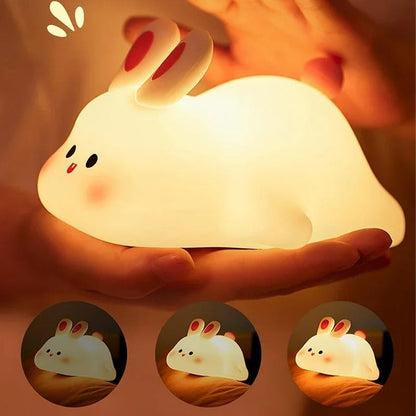 Nachtlampje – Zacht Silicone, Drie Lichtstanden – Ideaal voor Baby- en Kinderkamer