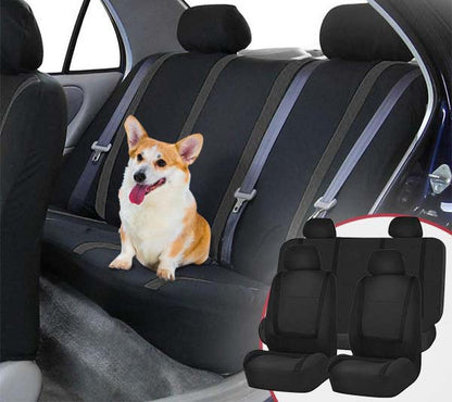 ComfortSeat 9-delige Auto Stoelhoezen Set – Universeel, Ademend & Wasbaar