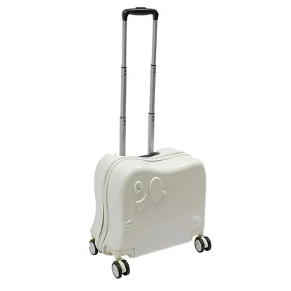 Napoli Kinderkoffer Olifant – Robuuste Cartoon Kindertrolley met 4 Wielen en Draagkracht tot 40 kg | Stil & Schokbestendig