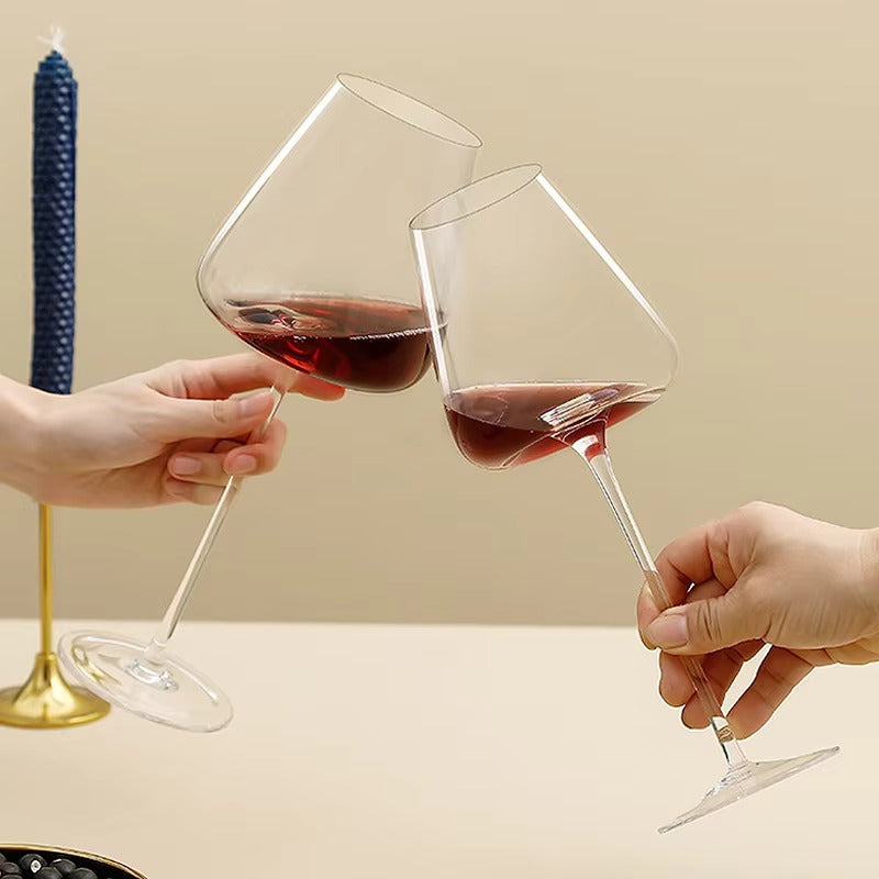 Sets van 2, 4 & 6 Handgemaakte Kristallen Wijn- en Champagneglazen - 4 Maten