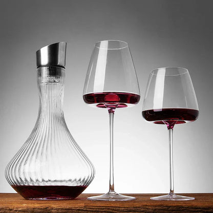 Sets van 2, 4 & 6 Handgemaakte Kristallen Wijn- en Champagneglazen - 4 Maten