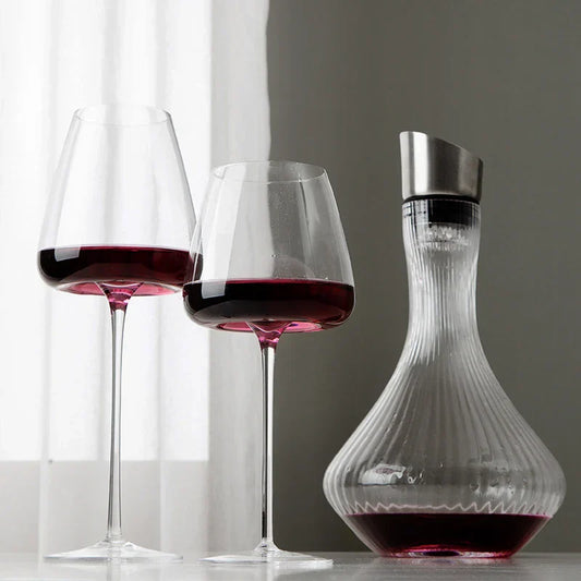 Sets van 2, 4 & 6 Handgemaakte Kristallen Wijn- en Champagneglazen - 4 Maten