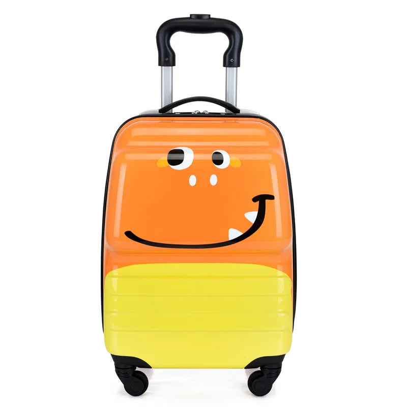 Sydney Kinderkoffer – 3D Dierentrolley met 360° Wielen en Verstelbare Handgreep | Lichtgewicht & Schokbestendig