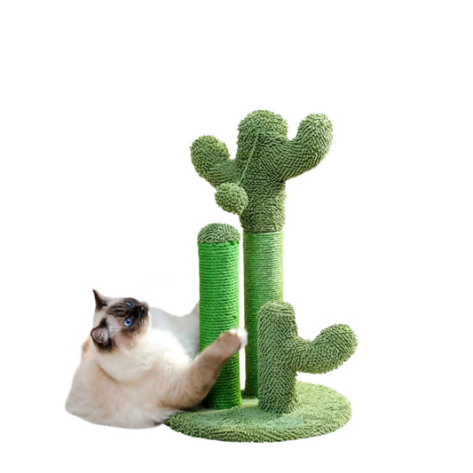 PlayGoal Cactus Krabpaal met Speelbal – Interactief Kattenmeubel