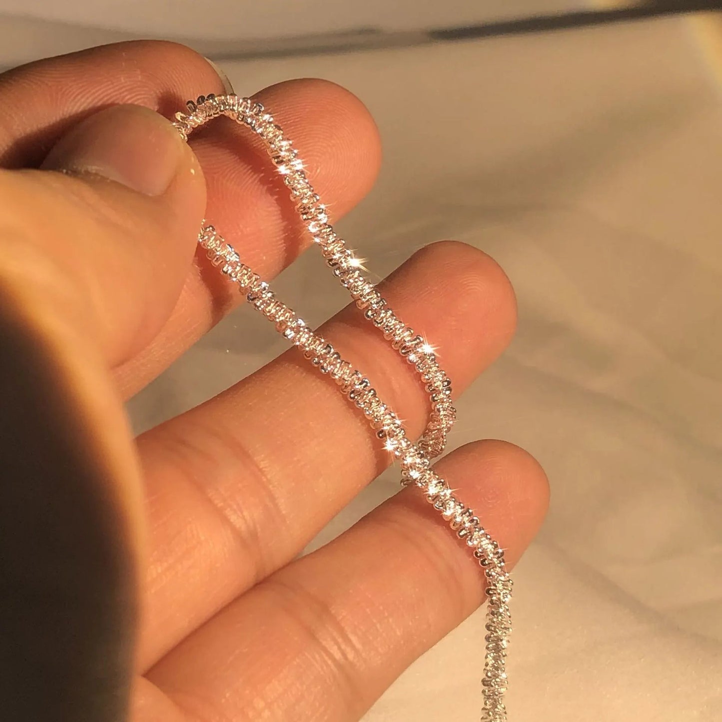 Liquid Zilverarmband – 925 Sterling Zilveren Polsband Geïnspireerd op Water