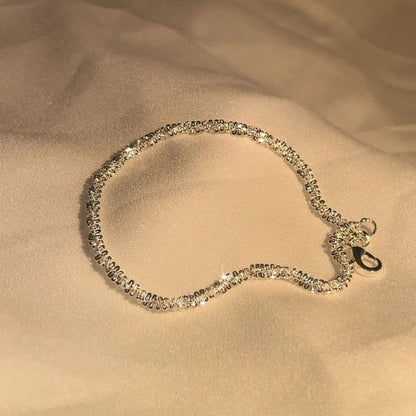 Liquid Zilverarmband – 925 Sterling Zilveren Polsband Geïnspireerd op Water