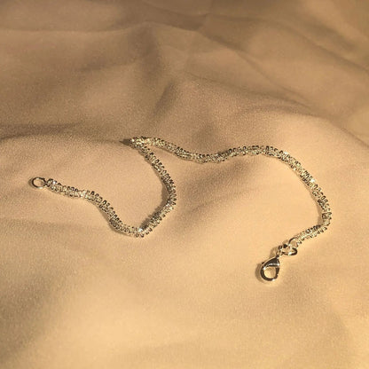 Liquid Zilverarmband – 925 Sterling Zilveren Polsband Geïnspireerd op Water