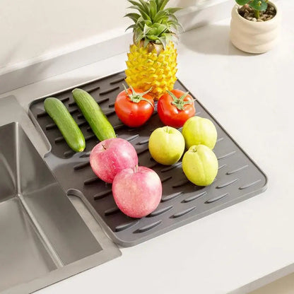 Flexibele BPA-vrije Siliconen Afdruipmat met Hittebescherming – 36×30 cm