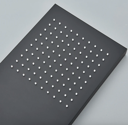 VoordeelPaleis® SmartPulse Plafond Losse RegenDouche Biarritz 2 weg waterval met regendoucheplateau mat zwart