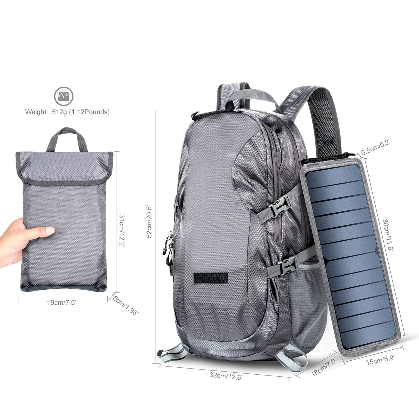 Solar Hiking Backpack